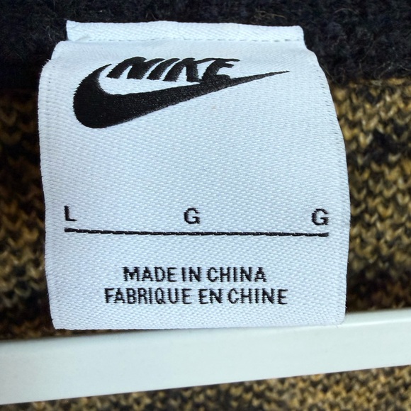 Nike Men’s Leopard Circa Cardigan Sweater. Size Large. - Picture 3 of 4